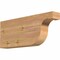 Ekena Millwork Del Monte Smooth Rafter Tail, Western Red Cedar, 3 1/2"W x 10"H x 24"L RFT04X10X24DEL00SWR - alternate 1